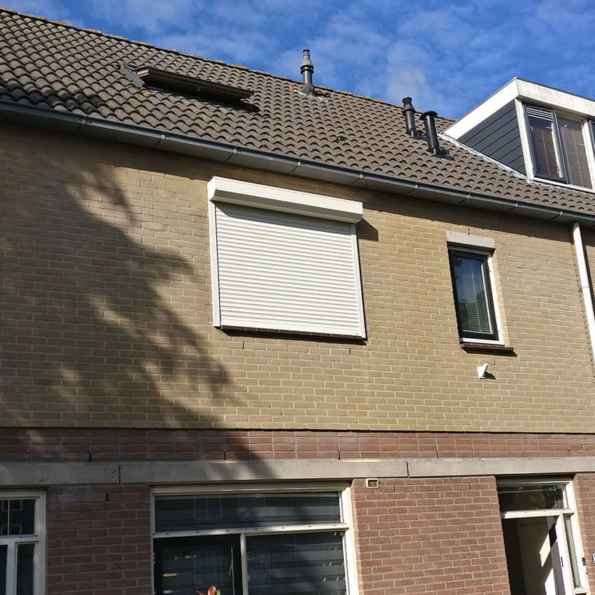 Close-up rolluik bovenzijde Amersfoort