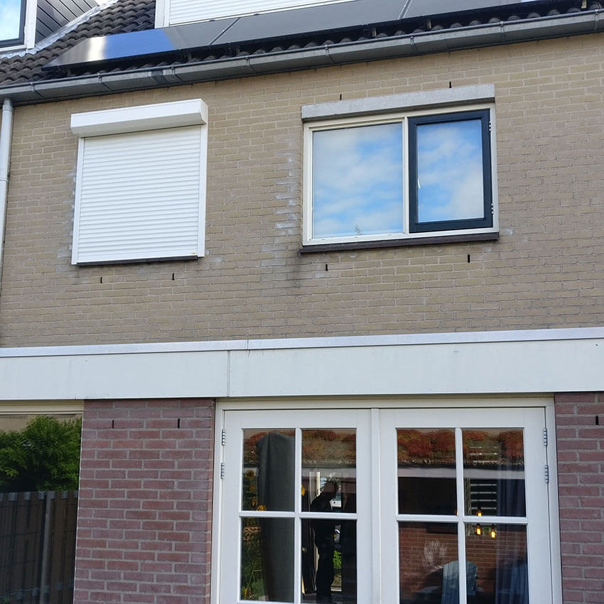 Rolluik aan achterzijde woning Amersfoort